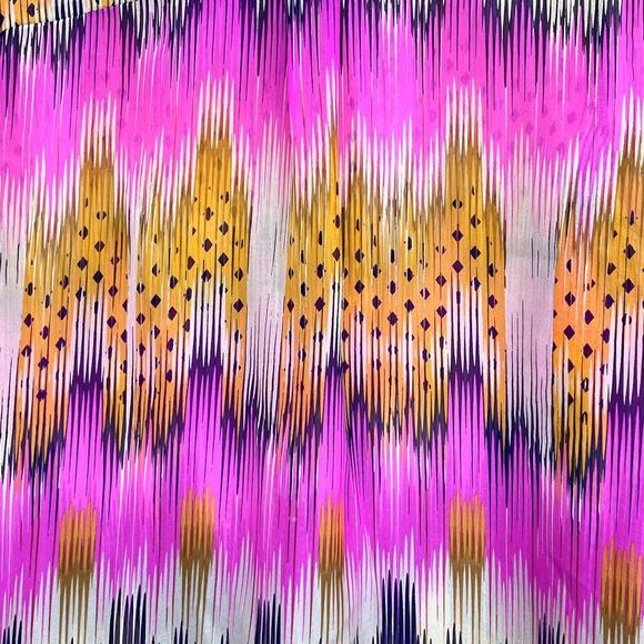 Anthropologie Leifsdottir 100% Silk Colorful Abstract Blouse Size 8 - Picture 7 of 9